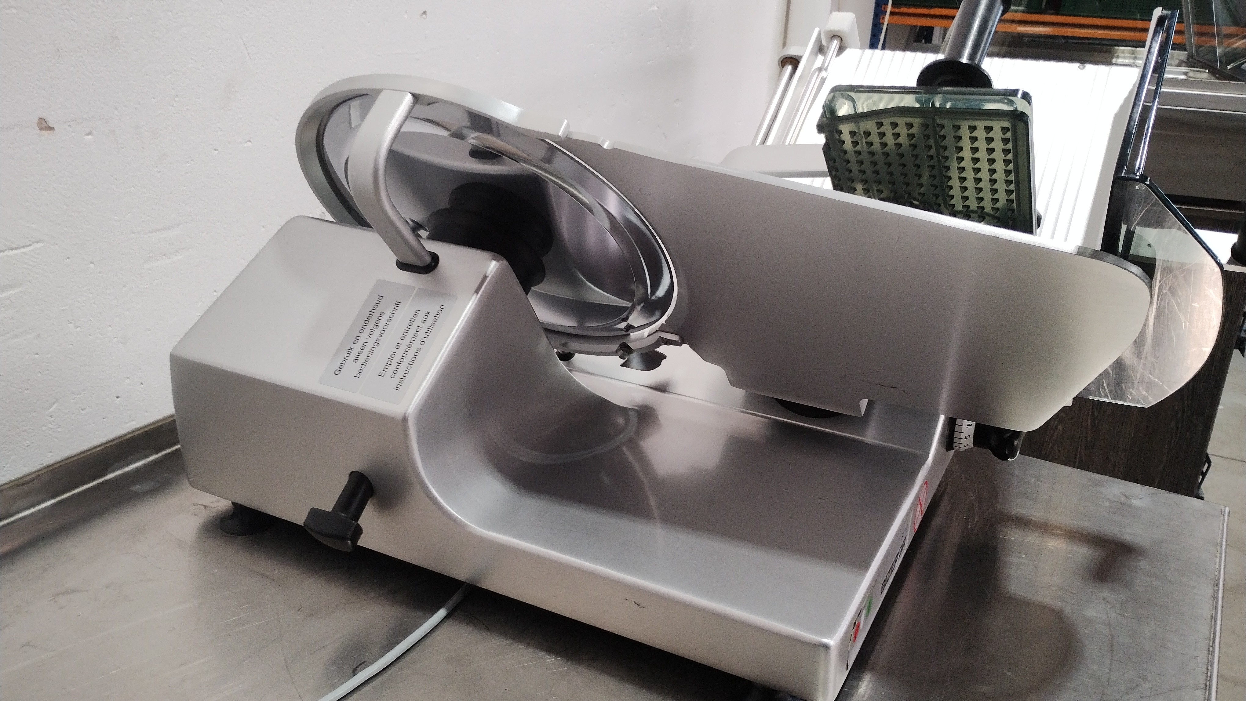 Meat slicer Bizerba SE12 for sale used second hand 2nd hand Bart Rotsaert Machinery